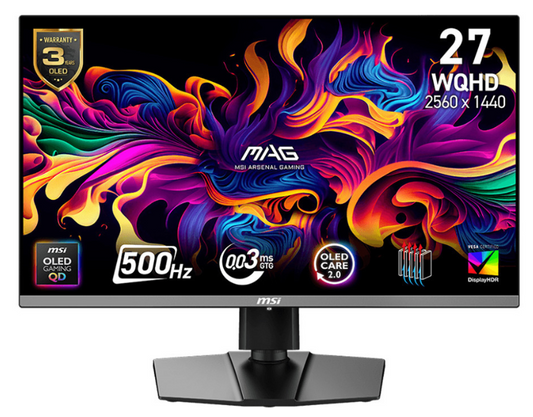 MSI Monitor 27" MAG 272QP QD-OLED X50