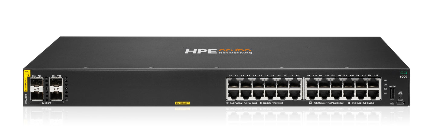HPE ANW 6000 24G CL4 4SFP Swch R8N87B
