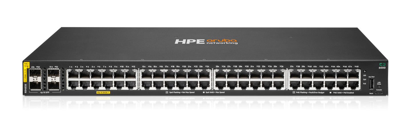 HPE ANW 6000 48G CL4 4SFP Swch R8N85B