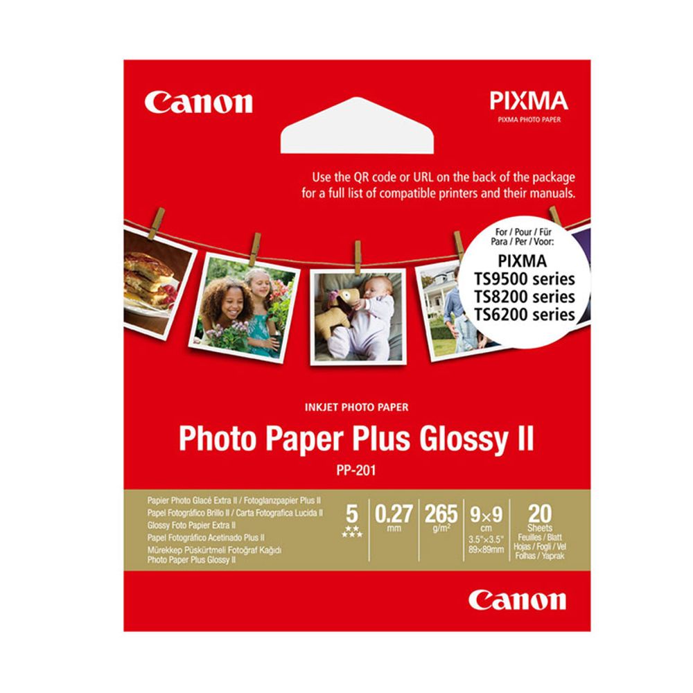 CANON PP PLUS (PP-201) 3,5x3,5 inch 20SH