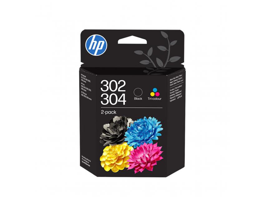 Μελ HP 302/304 Tri-color/Black Ink 100P