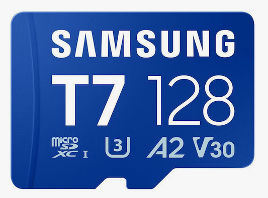 128GB SAMSUNG MicroSD T7