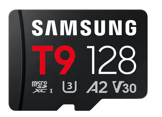 128GB SAMSUNG MicroSD T9 U3 V30 A2