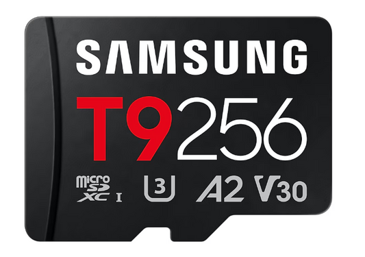 256GB SAMSUNG MicroSD T9 U3 V30 A2