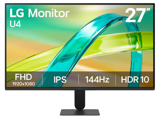 LG Monitor 27U411B-B 27" 144Hz IPS