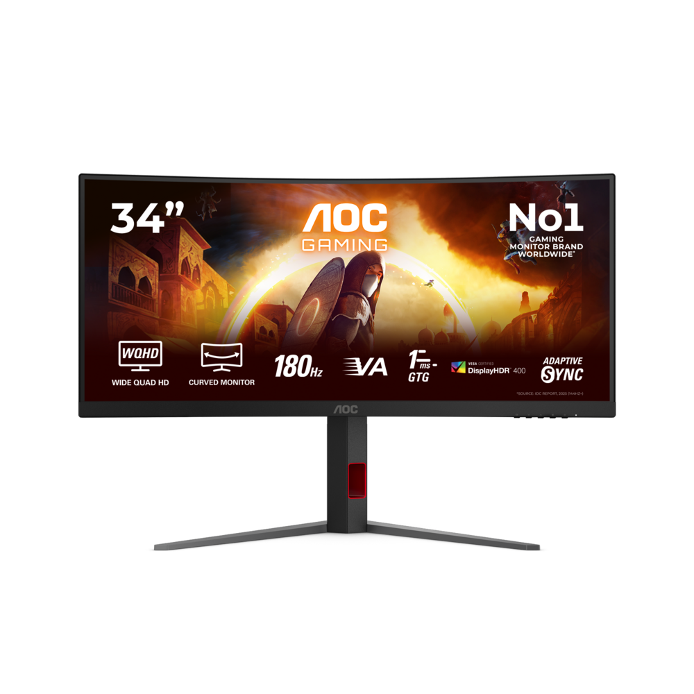 AOC CU34G4CA 34" 180Hz Curved Gaming