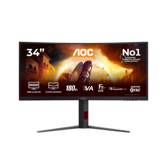AOC CU34G4CA 34" 180Hz Curved Gaming
