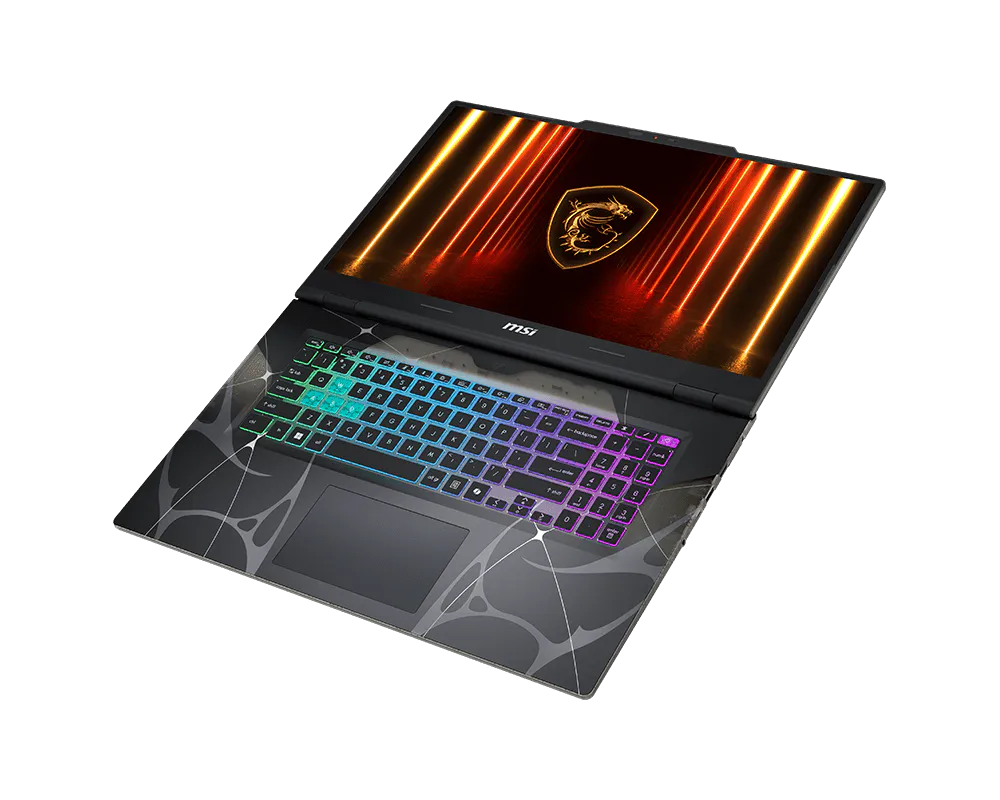 MSI Laptop Cyborg 17 B2RWFKG 17.3'' FHD IPS 144Hz C7-240H/16GB/1TB SSD NVMe PCIe 4.0/NVidia GeForce RTX 5060 8GB/Win 11 Home/2Y/Translucent Black