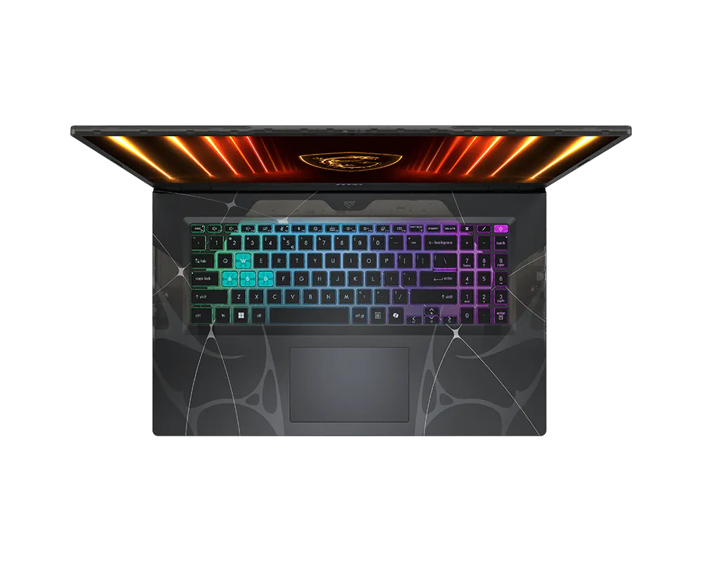 MSI Laptop Cyborg 17 B2RWFKG 17.3'' FHD IPS 144Hz C7-240H/16GB/1TB SSD NVMe PCIe 4.0/NVidia GeForce RTX 5060 8GB/Win 11 Home/2Y/Translucent Black
