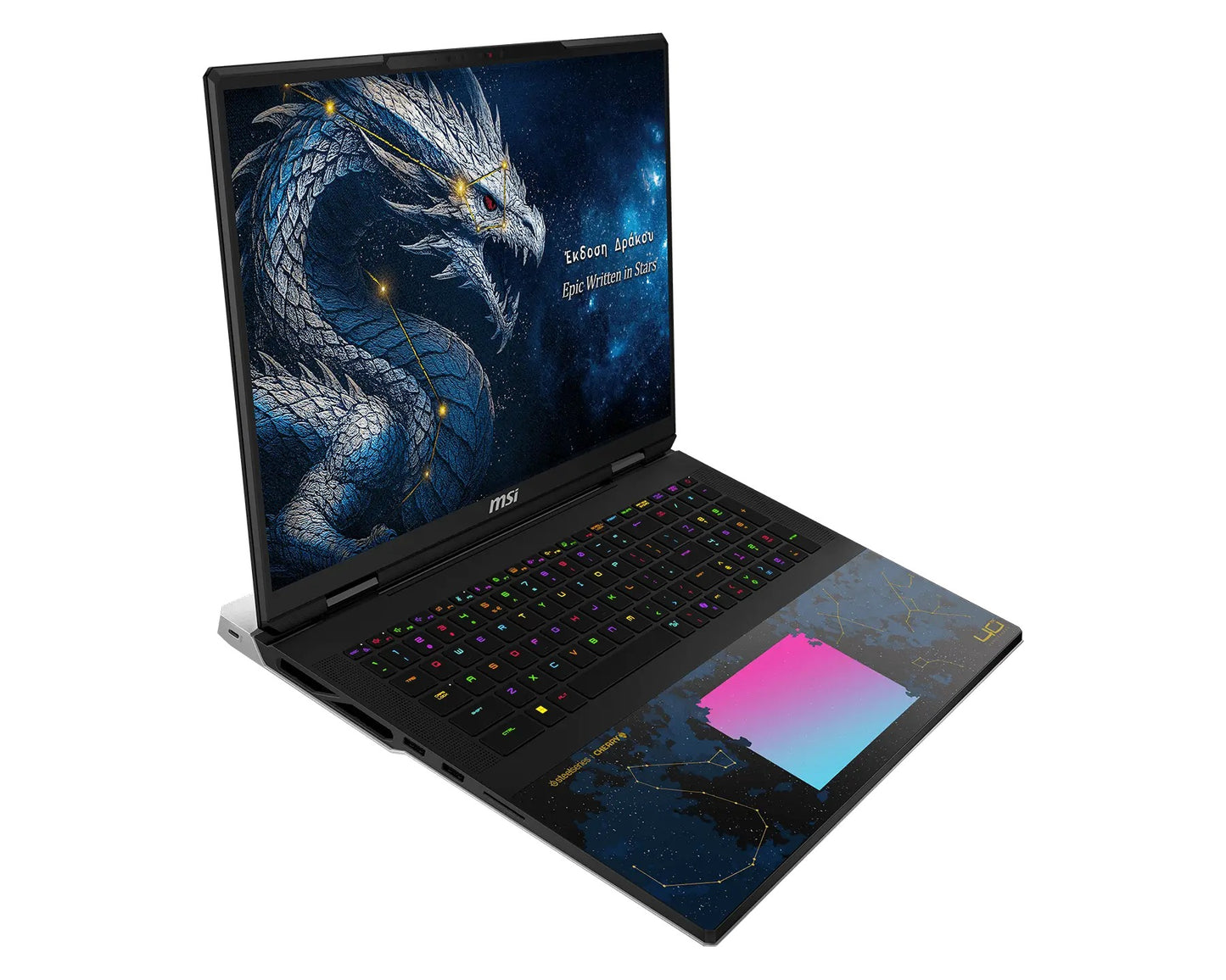 MSI Laptop Titan 18 HX Dragon Edition Draco Epic A2WJ 18'' UHD+ MiniLED 240Hz/U9-290HX/96GB/2x2TB SSD NVMe/NVidia GeForce RTX 5090 24GB/Win 11 Pro/2Y/Dragon Edition Draco Epic