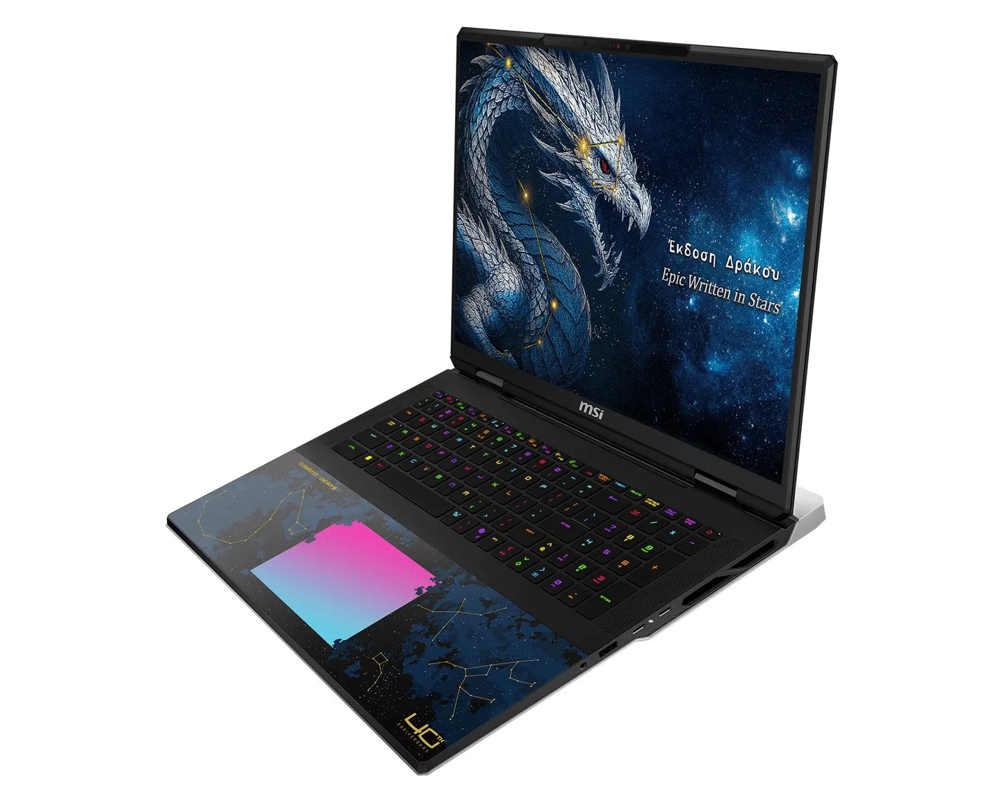 MSI Laptop Titan 18 HX Dragon Edition Draco Epic A2WJ 18'' UHD+ MiniLED 240Hz/U9-290HX/96GB/2x2TB SSD NVMe/NVidia GeForce RTX 5090 24GB/Win 11 Pro/2Y/Dragon Edition Draco Epic