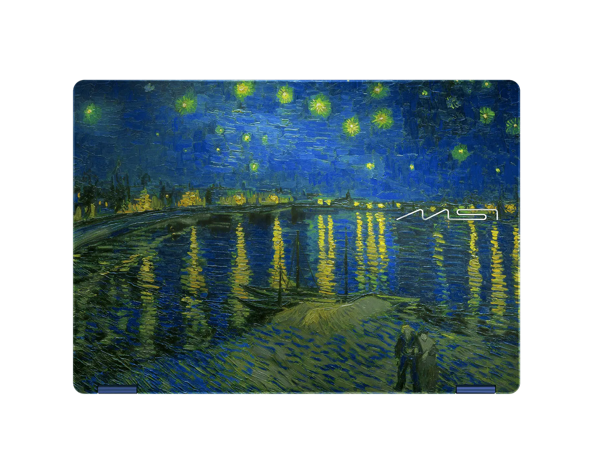 MSI Laptop Prestige 14 Flip AI+ Starry Night Over the Rhone 14.0'' Touch IPS-level FHD+/Ultra X9 378H/32GB/1TB SSD NVMe 4.0/Win 11 Pro/2Y/Vincent van Gogh Edition