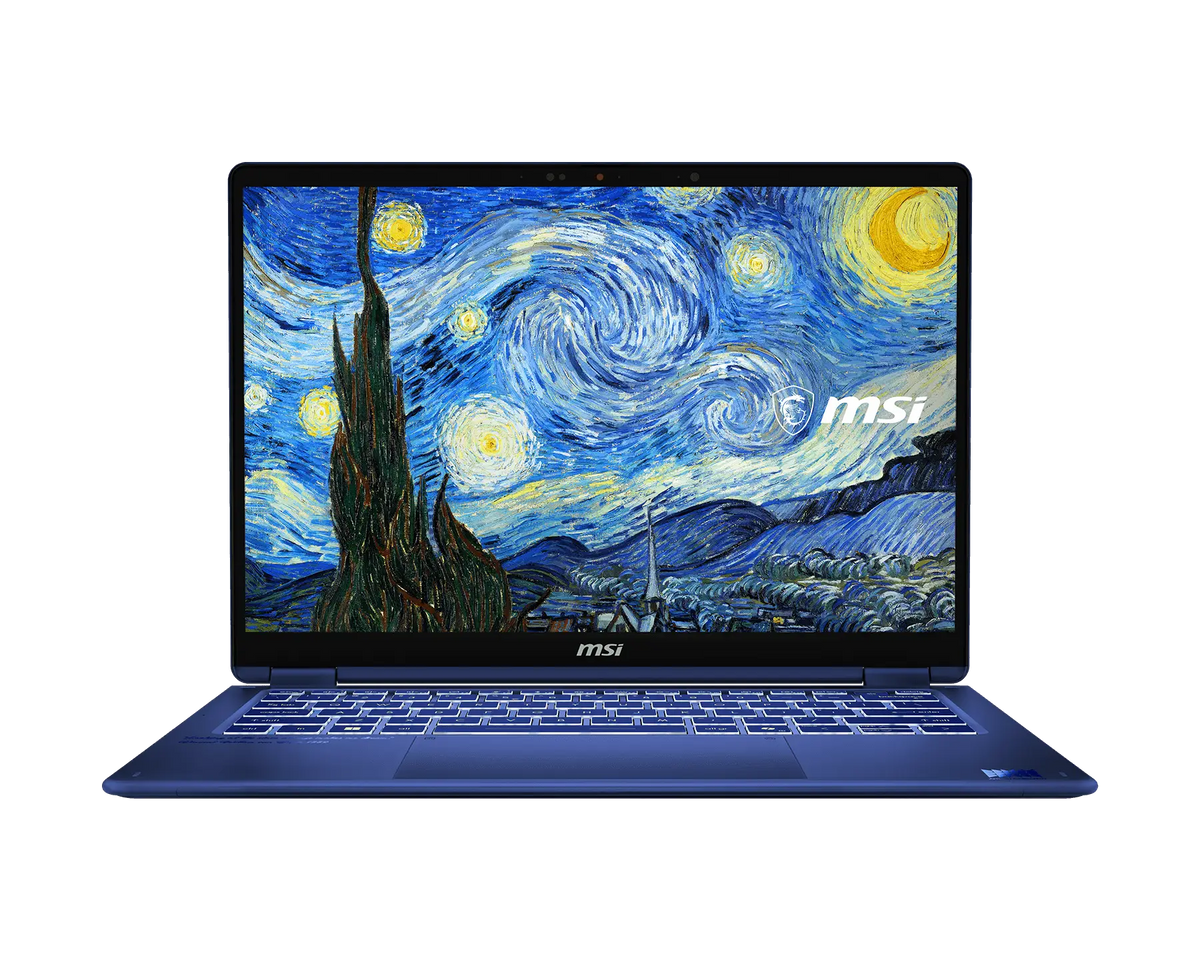 MSI Laptop Prestige 14 Flip AI+ The Starry Night 14.0'' Touch IPS-level FHD+/Ultra X9 378H/32GB/1TB SSD NVMe 4.0/Win 11 Pro/2Y/Vincent van Gogh Edition
